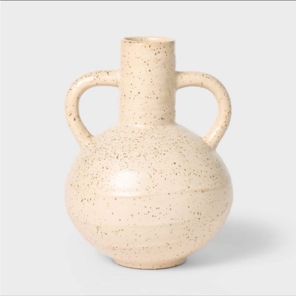 Studio McGee Large Matte Ceramic Speckle
Glaze Vase